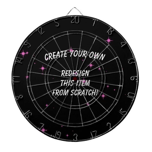 Create Your Own Custom Dart Board (Front)