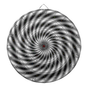 Create Your Own Custom Dart Board Black Spirals