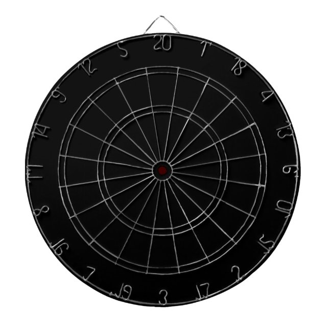 Create your own Custom Dart Board Custom Black (Front)