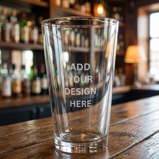 Create Your Own Custom Design 16oz Glass Tumbler (Creator Uploaded)