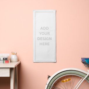 Create Your Own Custom Design 24"x10.5" White Pennant