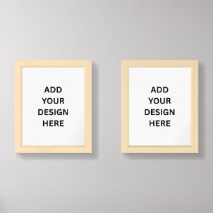 Create Your Own Custom Design 2 Print Wall Art Set