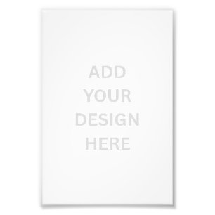 Create Your Own Custom Design 4.45" x 6.67" Photo Print