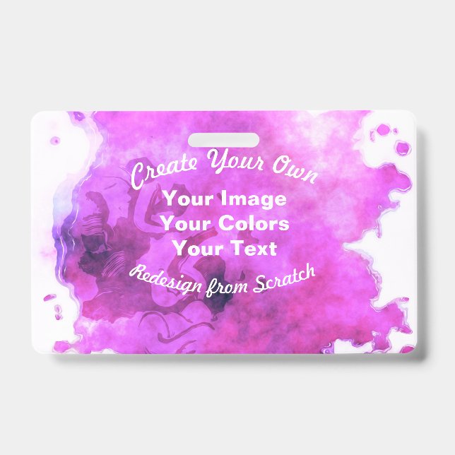 Create Your Own Custom Design Badge (Front)