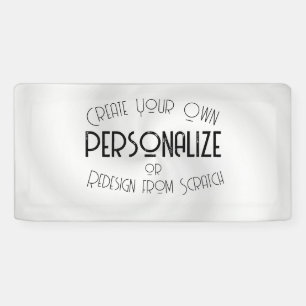 Create Your Own Custom Design Banner