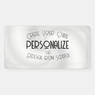 Create Your Own Custom Design Banner