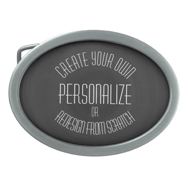 Create Your Own - Custom Design Belt Buckle (Front)