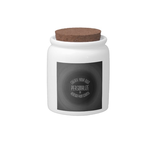 Create Your Own - Custom Design Candy Jar (Front)