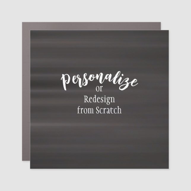 Create Your Own Custom Design Car Magnet (Front)