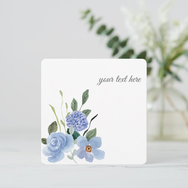  Create Your Own  Custom Design Card (Standing Front)