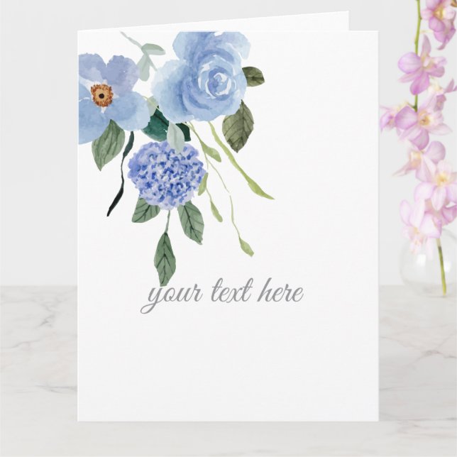  Create Your Own  Custom Design Card (Orchid)