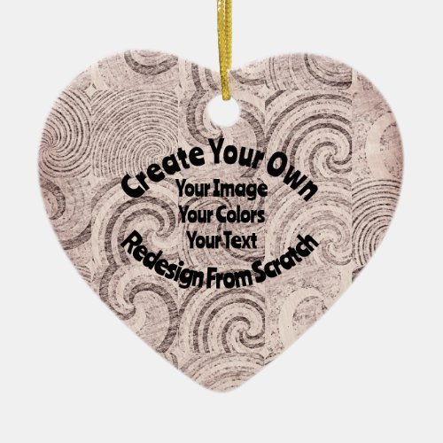 Create Your Own Custom Design Ceramic Ornament