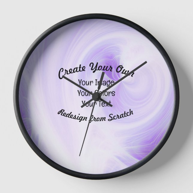 Create Your Own Custom Design Clock (Front)