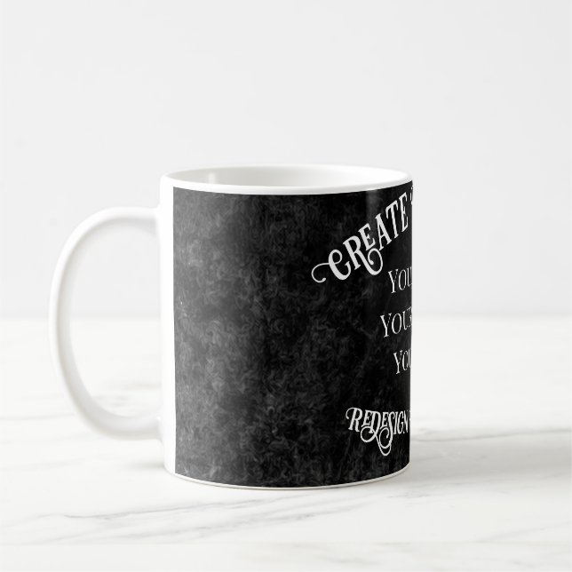 Create Your Own Custom Design Coffee Mug (Left)