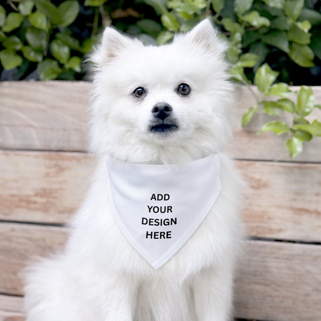 Create Your Own Custom Design Dog Bandana Collars (Dog)