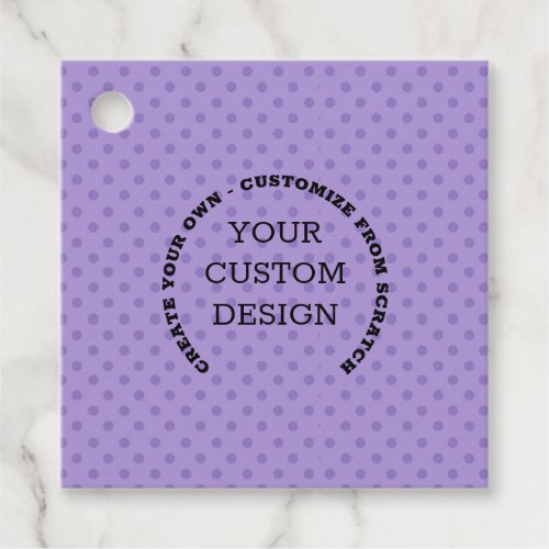 Create Your Own Custom Design Favor Tags