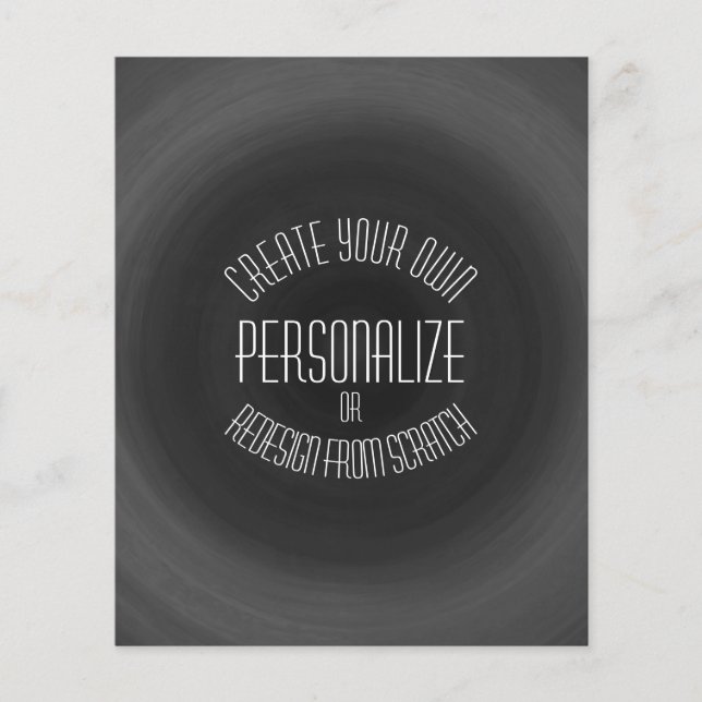 Create Your Own - Custom Design Flyer (Front)