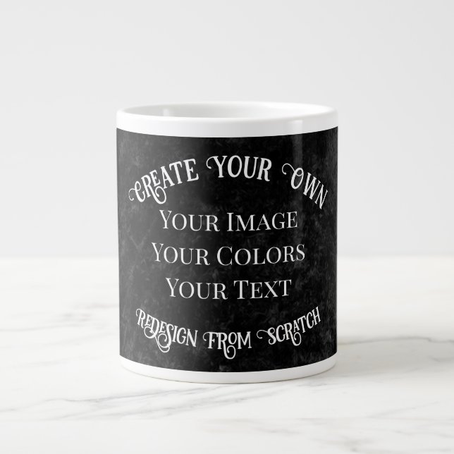 Create Your Own Custom Design Giant Coffee Mug (Front)