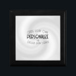 Create Your Own Custom Design Gift Box<br><div class="desc">Background shown: Grey Swirl
Create your own custom high quality stuff!
Customize this item with your own personalized text or redesign entirely from scratch by replacing our image with your own.</div>