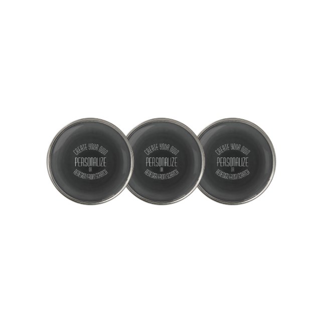 Create Your Own - Custom Design Golf Ball Marker (3 Up)