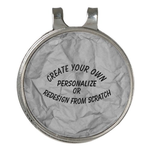 Create Your Own Custom Design Golf Hat Clip