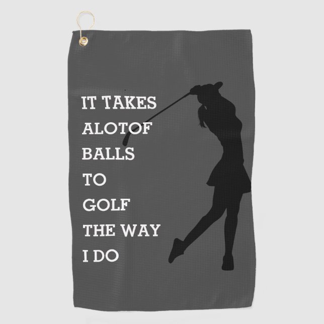 Create Your Own Custom Design Golf Towels (Front)