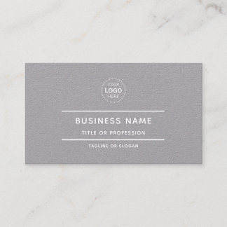 Create Your Own Custom Design Gray Paper Business Card