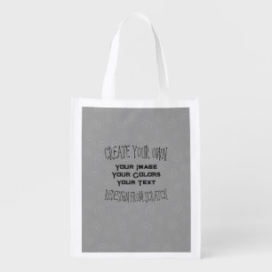 Create Your Own Custom Design Grocery Bag