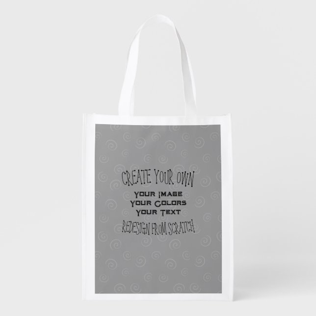 Create Your Own Custom Design Grocery Bag (Front)