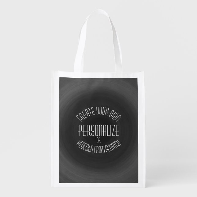 Create Your Own - Custom Design Grocery Bag (Front)