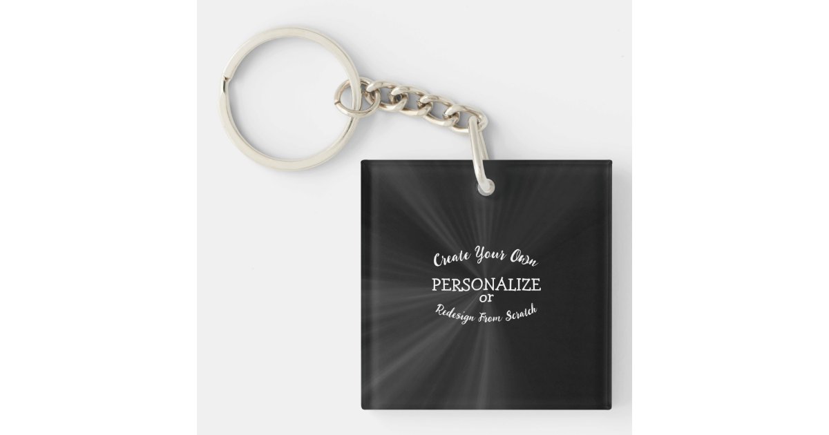 Create Your Own Custom Design Keychain | Zazzle