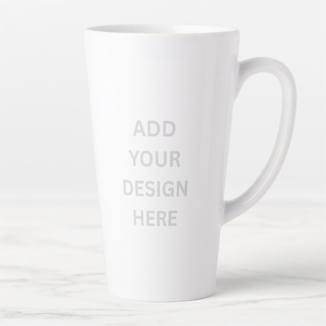 Create Your Own Custom Design Large 17oz Latte Mug (Right)
