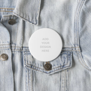 Create Your Own Custom Design Large 3 Inch Round Button