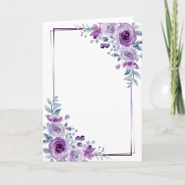 Create Your Own Custom Design Letterpress Thank You Card (Front)