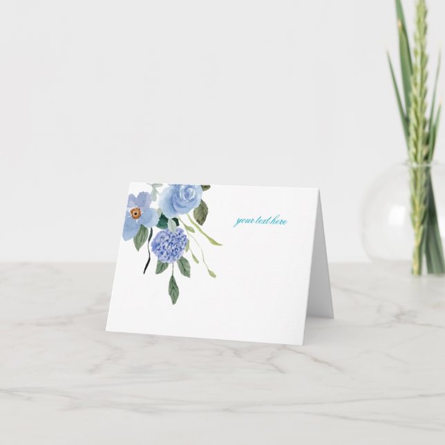  Create Your Own  Custom Design Letterpress Thank You Card (Front)