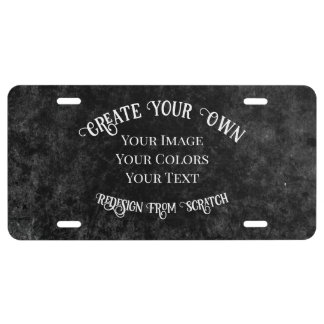 Create Your Own Custom Design License Plate