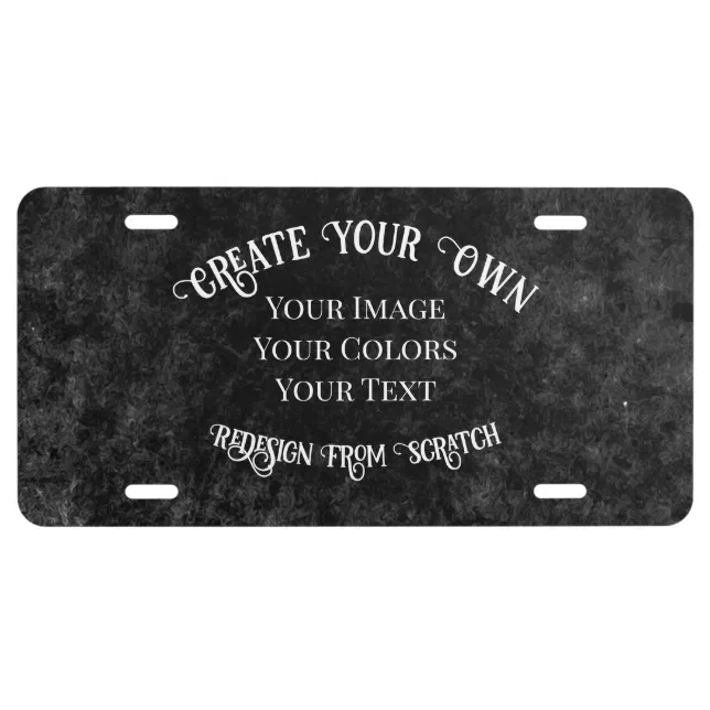 Create Your Own Custom Design License Plate Zazzle Create Your Own Custom Design License Plate Zazzle