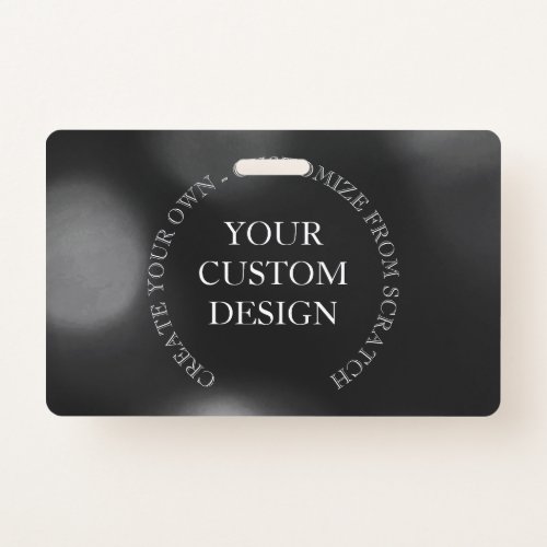 Create Your Own Custom DesignLogo Badge