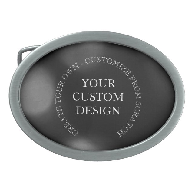 Create Your Own Custom Design/Logo Belt Buckle (Front)