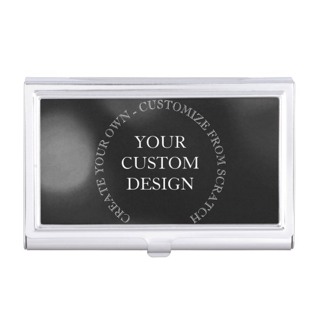 Create Your Own Custom Design/Logo Business Card Case (Front)