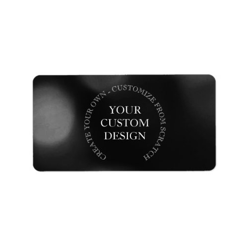 Create Your Own Custom DesignLogo Label