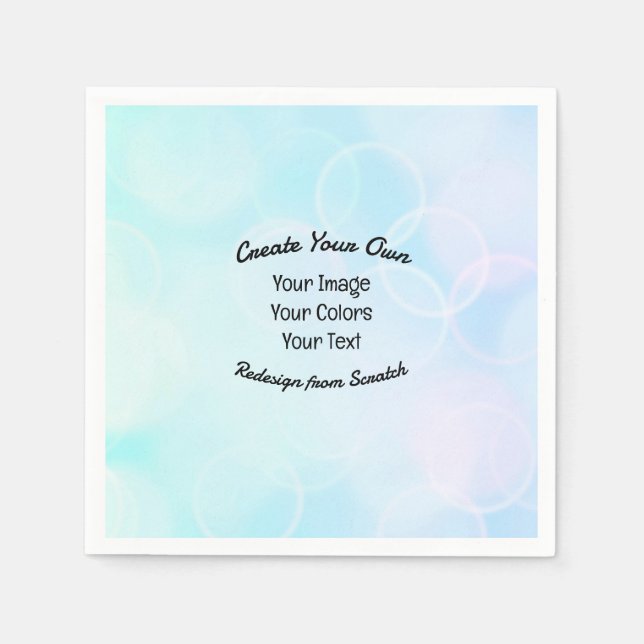 Create Your Own Custom Design/Logo Napkins (Front)