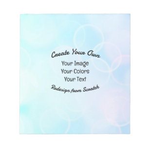Create Your Own Custom Design/Logo Notepad
