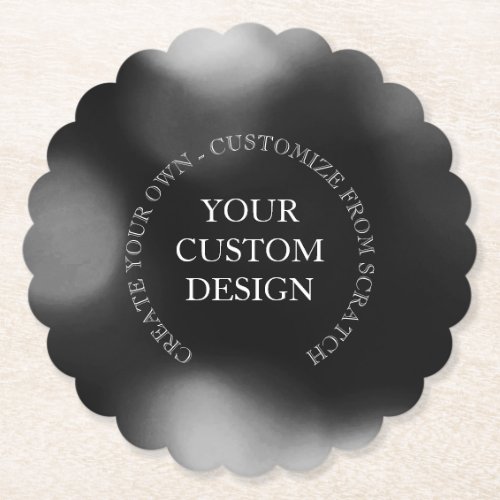 Create Your Own Custom DesignLogo Paper Coaster