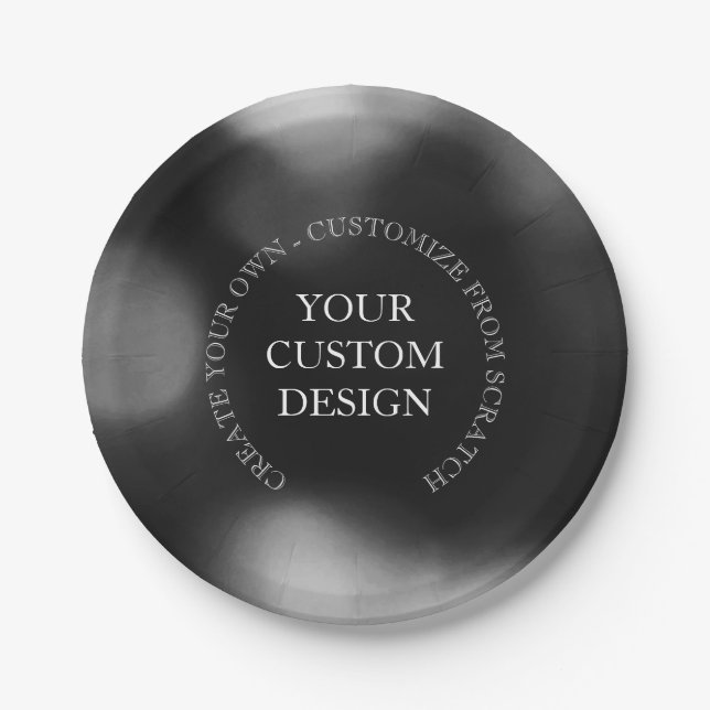 Create Your Own Custom Design/Logo Paper Plates (Front)