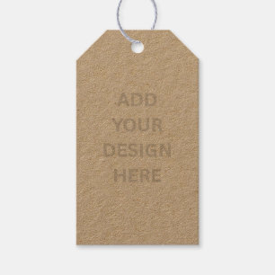 Create Your Own Custom Design Matte Gift Tags
