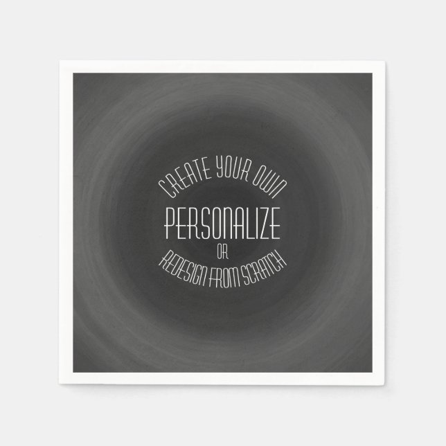 Create Your Own - Custom Design Napkins (Front)