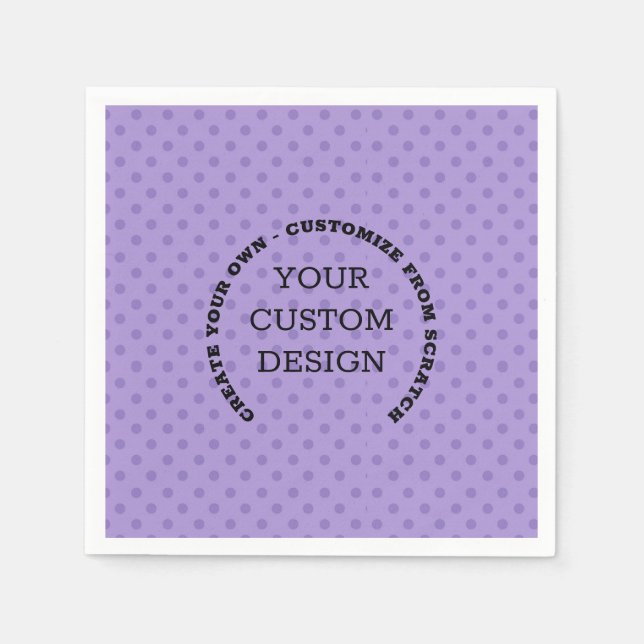 Create Your Own Custom Design Napkins (Front)