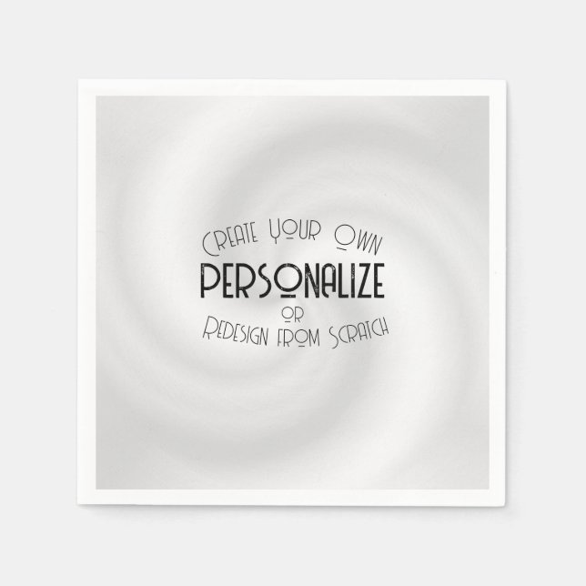 Create Your Own Custom Design Napkins (Front)