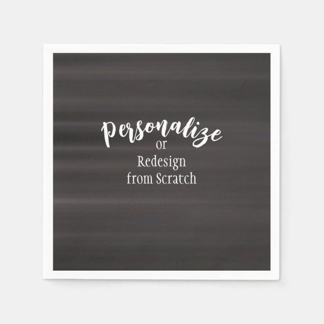 Create Your Own Custom Design Napkins (Front)